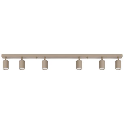 Spotlampe 6xGU10/35W/230V beige