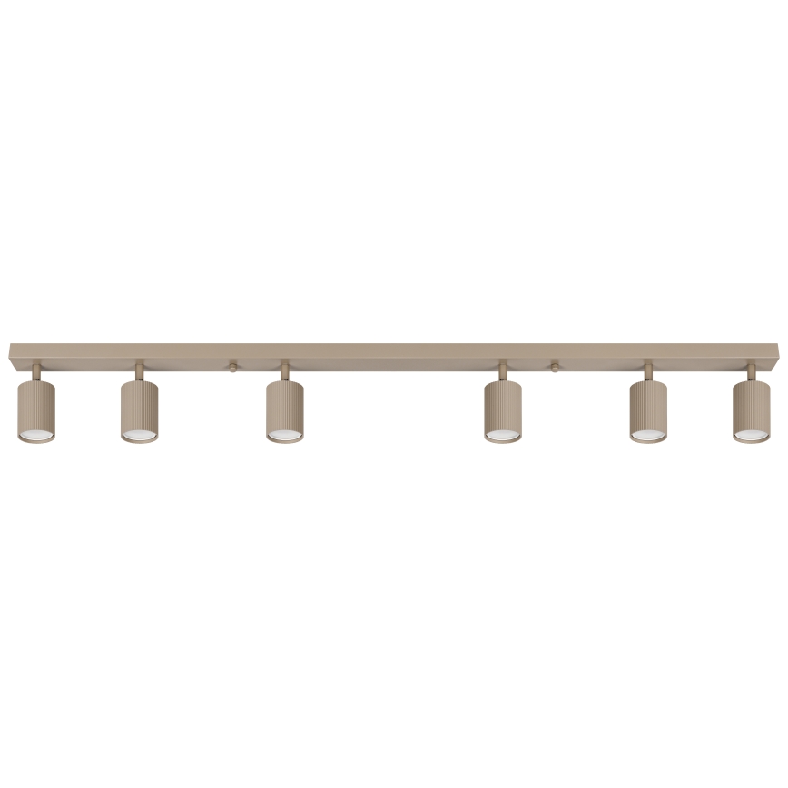 Spotlampe 6xGU10/35W/230V beige