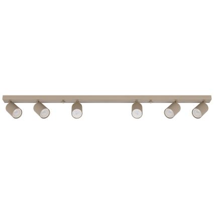 Spotlampe 6xGU10/35W/230V beige
