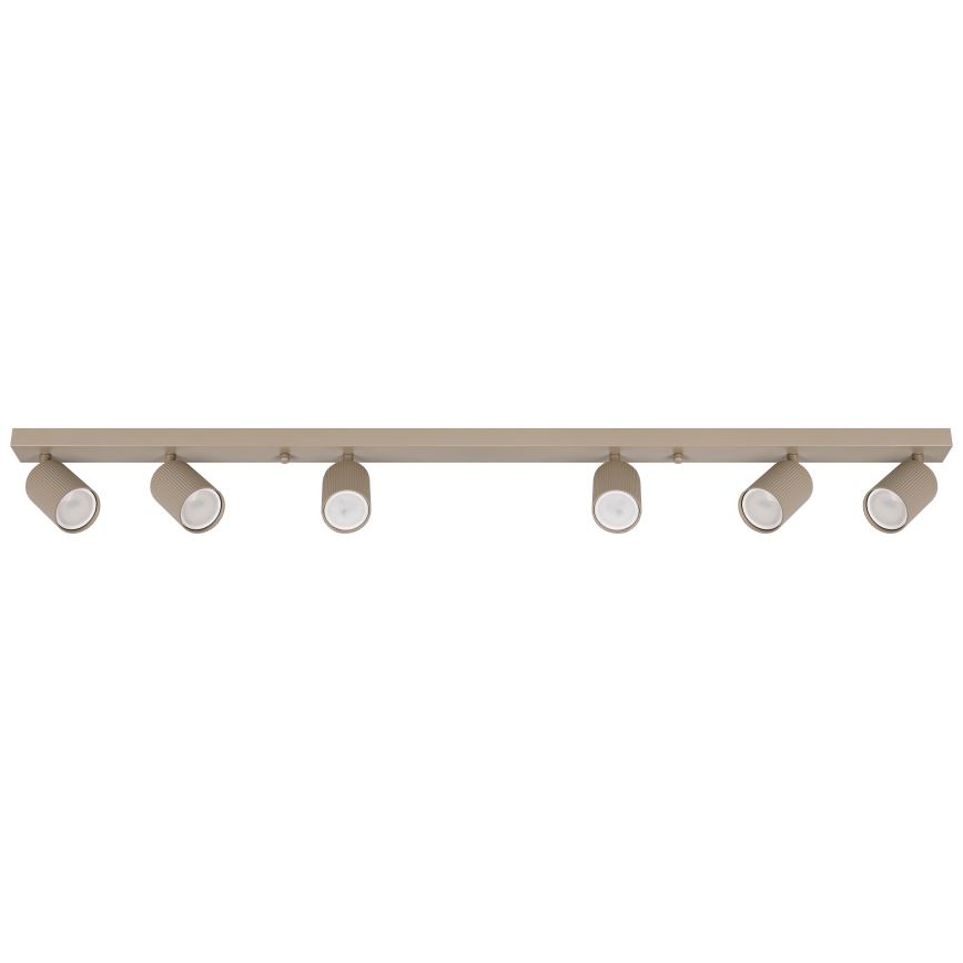 Spotlampe 6xGU10/35W/230V beige