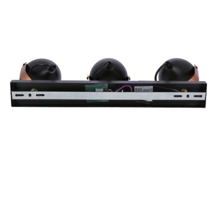 Spotlampe ANICA 3xE14/40W/230V sort/kobber