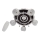 Spotlampe ARONA 5xE27/15W/230V+LED sort