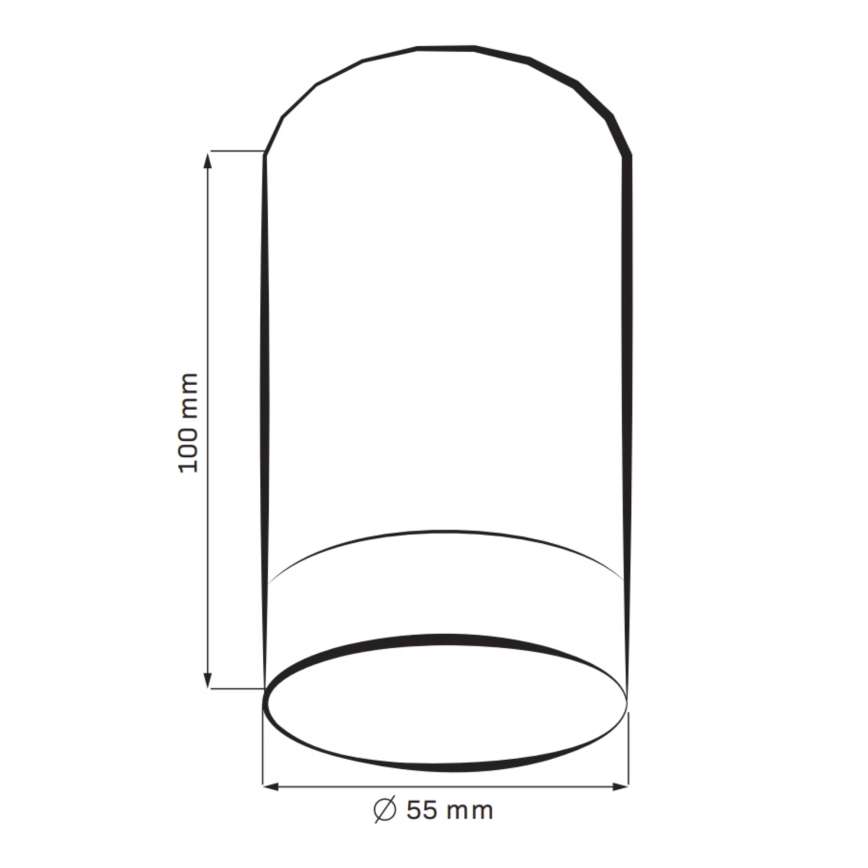 Spotlampe ARRAS 1xGU10/10W/230V hvid