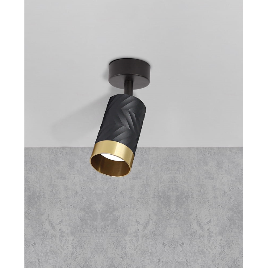 Spotlampe ARRAS 1xGU10/10W/230V sort