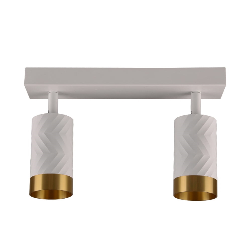 Spotlampe ARRAS 2xGU10/10W/230V hvid