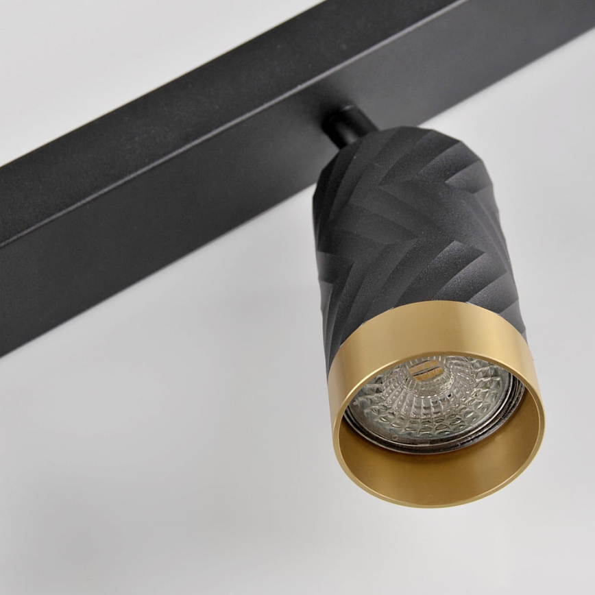 Spotlampe ARRAS 2xGU10/10W/230V sort