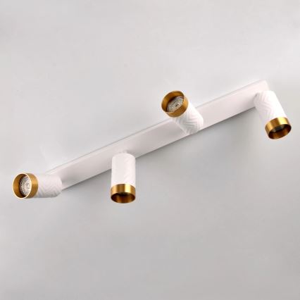 Spotlampe ARRAS 4xGU10/10W/230V hvid