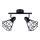 Spotlampe ARTEMIS 2xE14/40W/230V sort