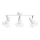 Spotlampe ARTEMIS 3xE14/40W/230V hvid