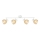 Spotlampe ATARRI 4xE14/25W/230V hvid/beige