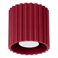 Spotlampe AURA 1x GU10/10W/230V, Ø 10 cm, rød