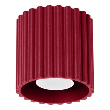 Spotlampe AURA 1xGU10/10W/230V 10 cm rød