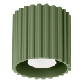 Spotlampe AURA 1xGU10/10W/230V Ø 10 cm grøn