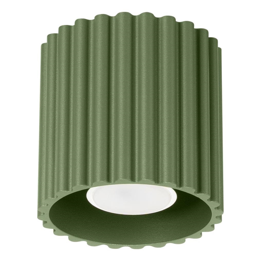 Spotlampe AURA 1xGU10/10W/230V Ø 10 cm grøn