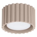 Spotlampe AURA 1xGX53/10W/230V Ø 10 cm taupe