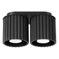 Spotlampe AURA 2x GU10/10W/230V sort