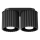 Spotlampe AURA 2x GU10/10W/230V sort