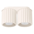 Spotlampe AURA 2xGU10/10W/230V cremefarvet