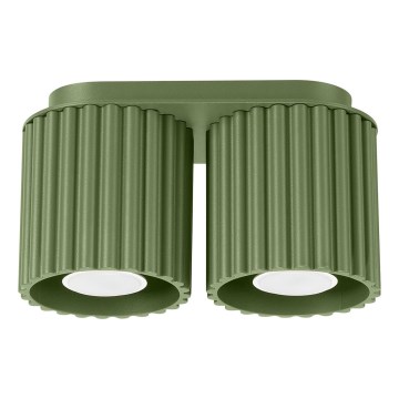 Spotlampe AURA 2xGU10/10W/230V grøn