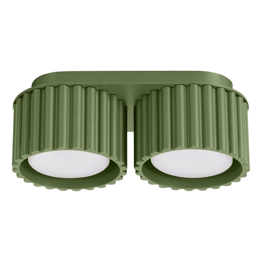 Spotlampe AURA 2xGX53/10W/230V grøn