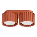 Spotlampe AURA 2xGX53/10W/230V orange
