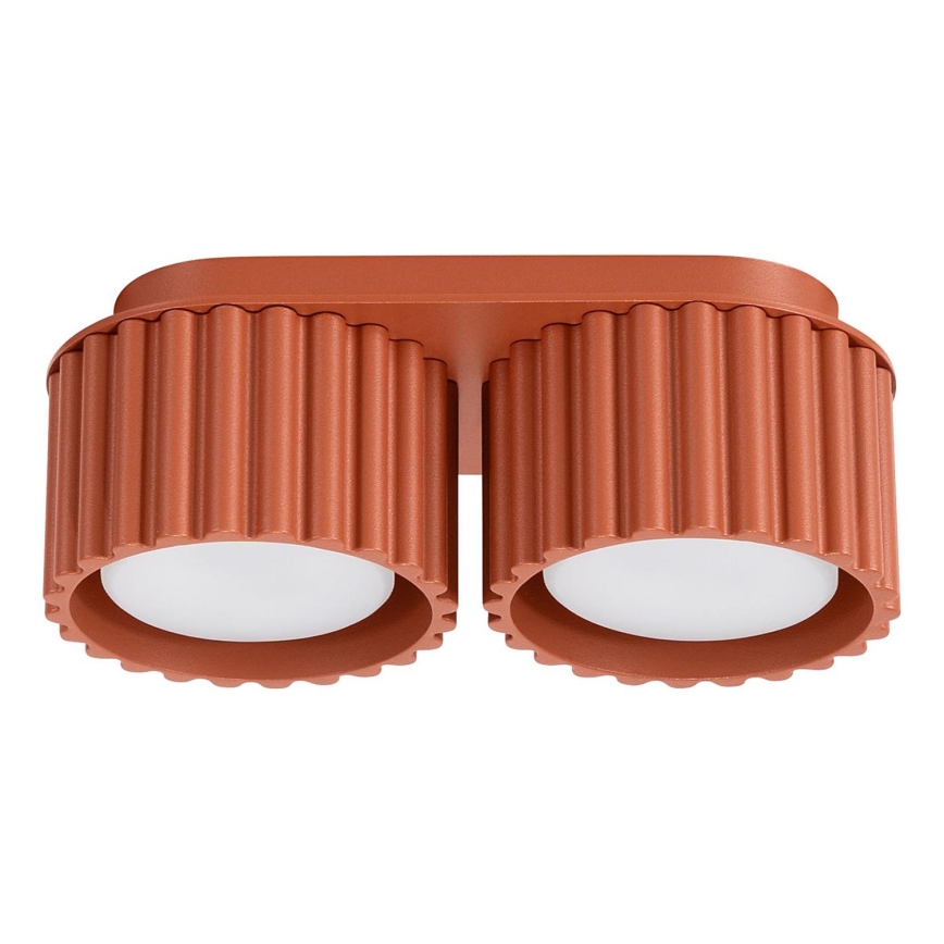 Spotlampe AURA 2xGX53/10W/230V orange