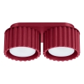 Spotlampe AURA 2xGX53/10W/230V rød