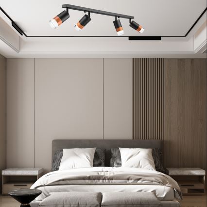 Spotlampe AURORA 4xGU10/10W/230V 81 cm