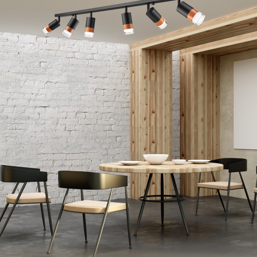 Spotlampe AURORA 6xGU10/10W/230V 117 cm