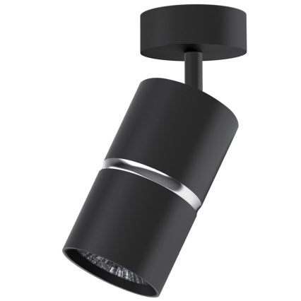 Spotlampe BAMBOO 1xGU10/10W/230V sort