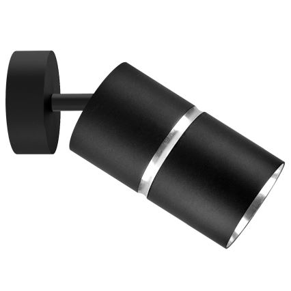 Spotlampe BAMBOO 1xGU10/10W/230V sort
