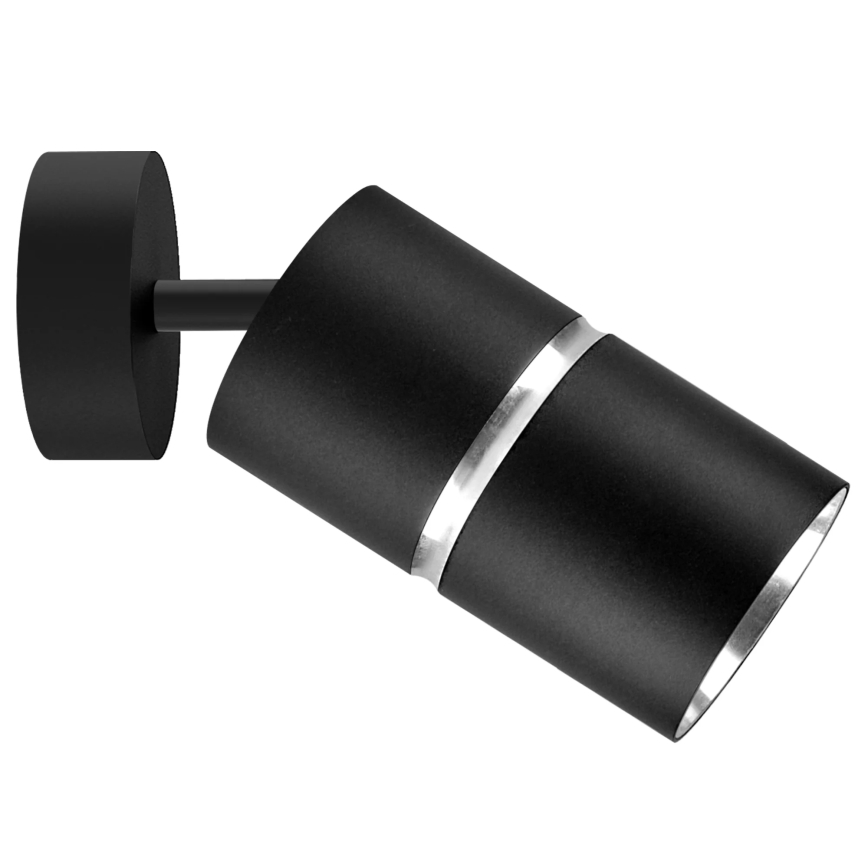 Spotlampe BAMBOO 1xGU10/10W/230V sort