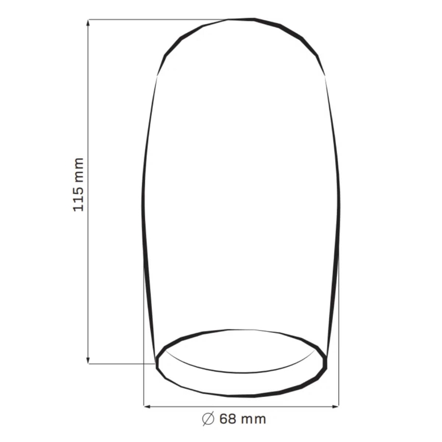 Spotlampe BELLA 1xGU10/10W/230V sort