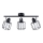 Spotlampe BELUCI 3xE14/40W/230V sort