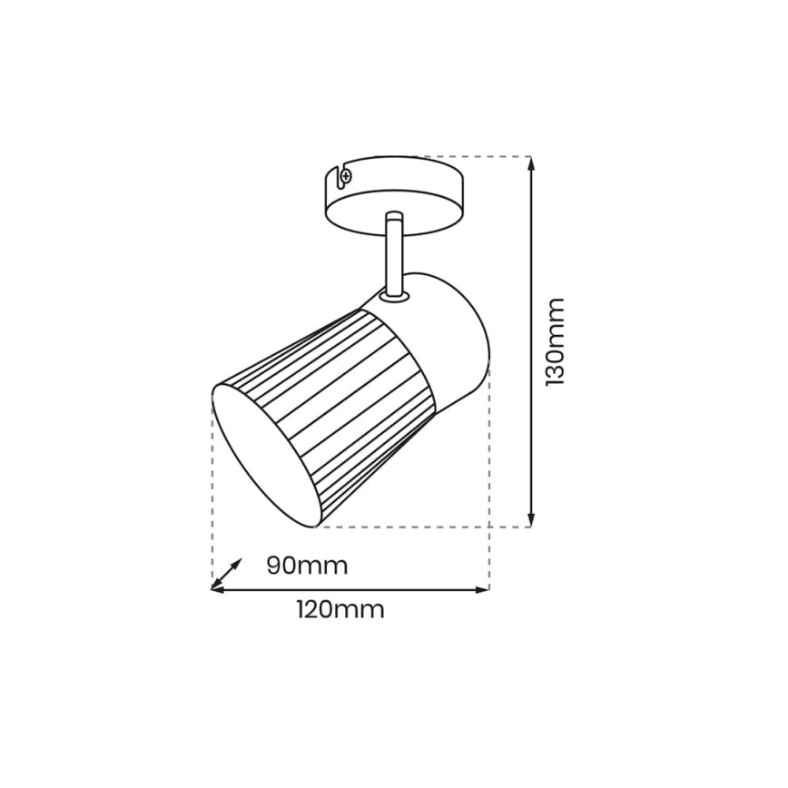 Spotlampe BEST 1xE14/40W/230V sort