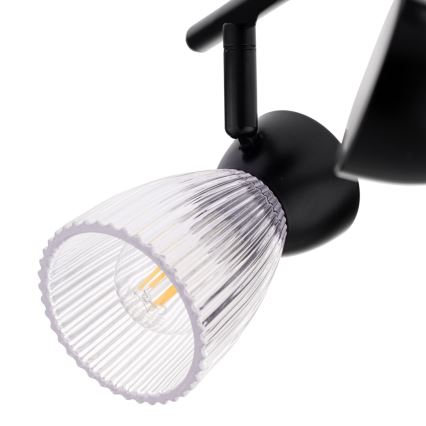 Spotlampe BEST 2xE14/40W/230V sort