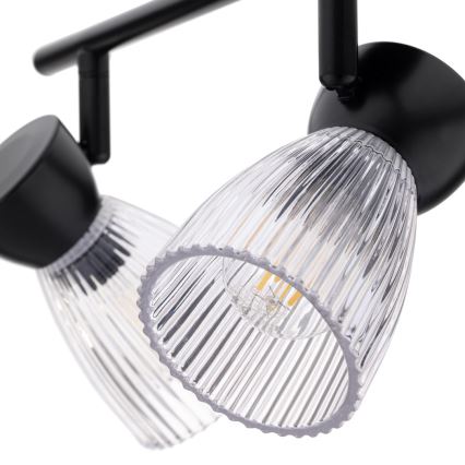 Spotlampe BEST 3xE14/40W/230V sort