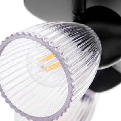 Spotlampe BEST 3xE14/40W/230V sort