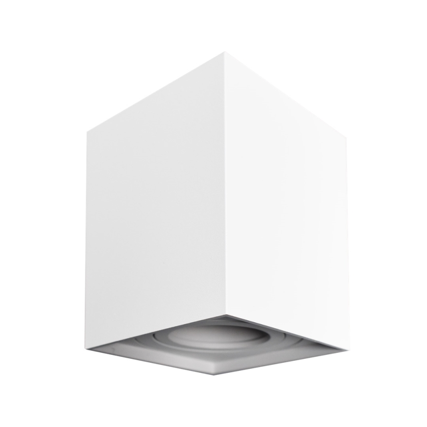 Spotlampe BIMA 1xGU10/25W/230V firkantet hvid