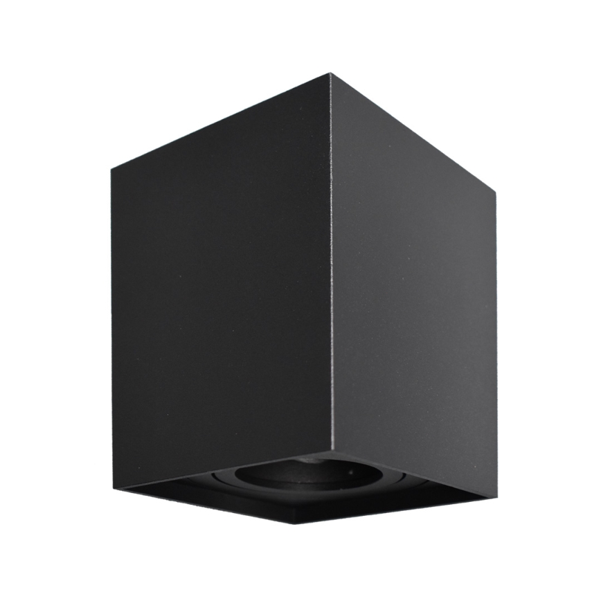 Spotlampe BIMA 1xGU10/25W/230V firkantet sort