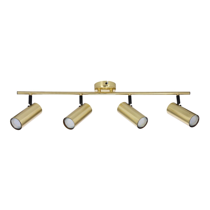 Spotlampe COLLY 4xGU10/15W/230V guldfarvet