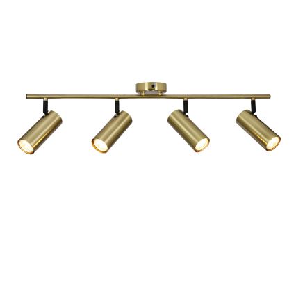 Spotlampe COLLY 4xGU10/15W/230V guldfarvet