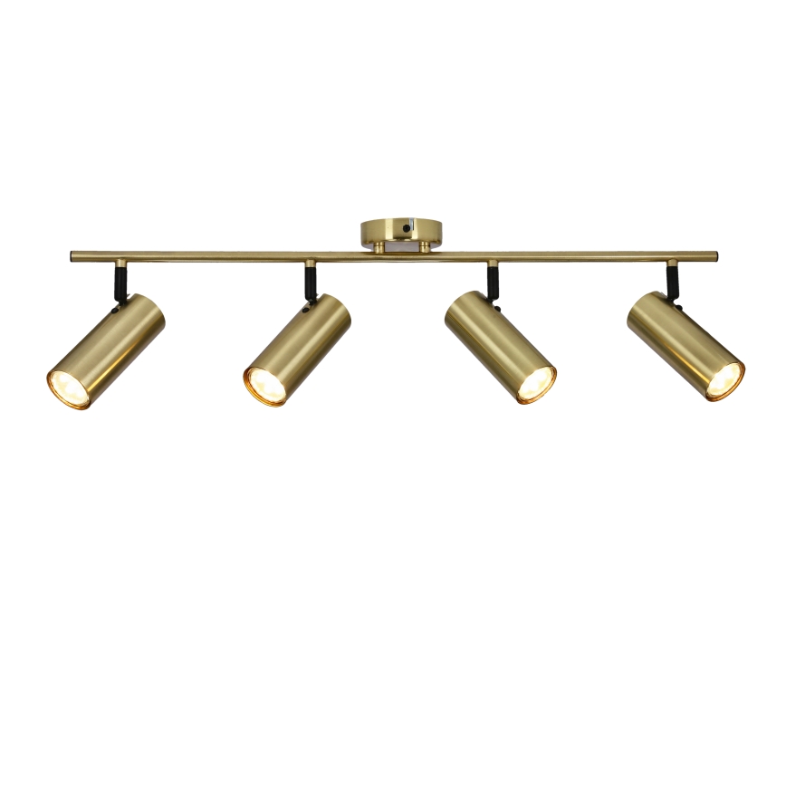 Spotlampe COLLY 4xGU10/15W/230V guldfarvet