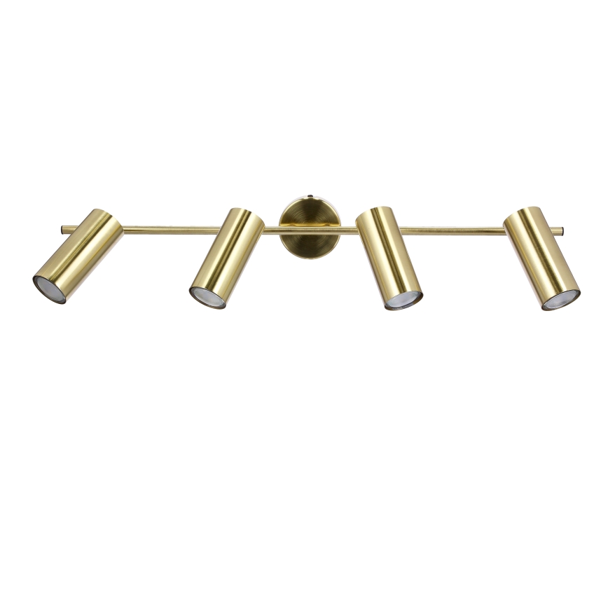 Spotlampe COLLY 4xGU10/15W/230V guldfarvet