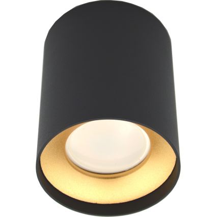 Spotlampe CYRO 1xGU10/30W/230V sort/gylden