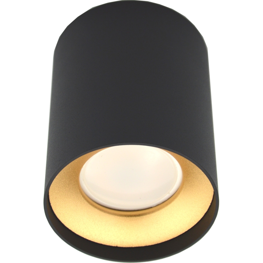 Spotlampe CYRO 1xGU10/30W/230V sort/gylden