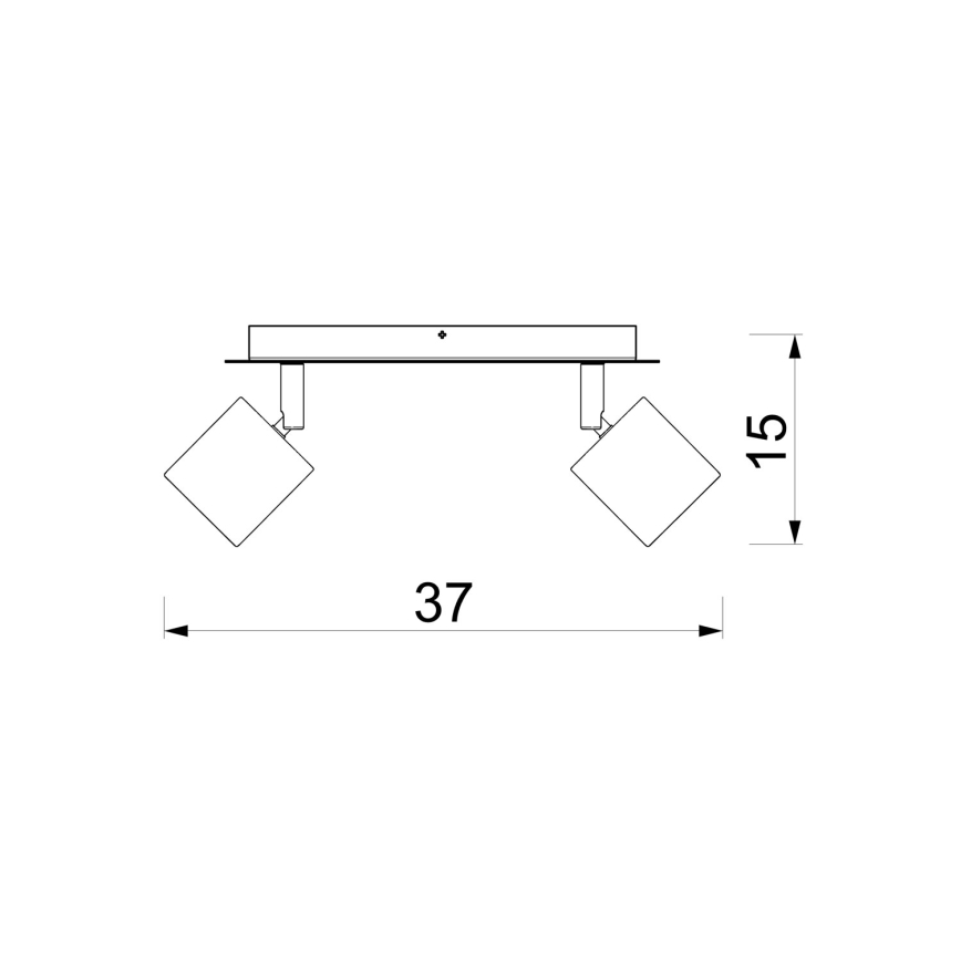 Spotlampe DEMIA 2xGU10/8W/230V beige