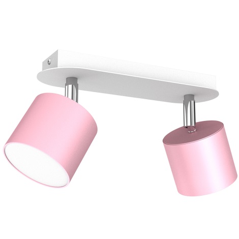 Spotlampe DIXIE 2xGX53/11W/230V pink