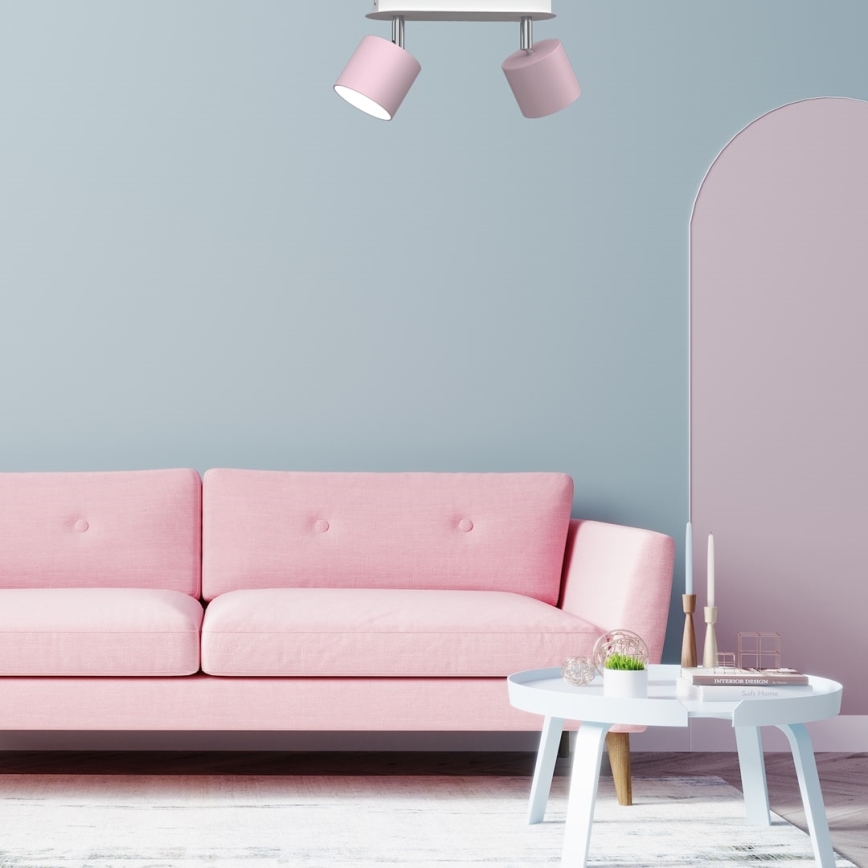 Spotlampe DIXIE 2xGX53/11W/230V pink