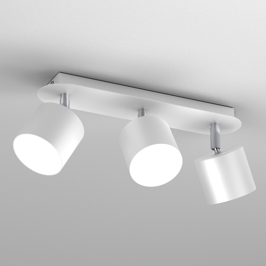 Spotlampe DIXIE 3xGX53/11W/230V hvid